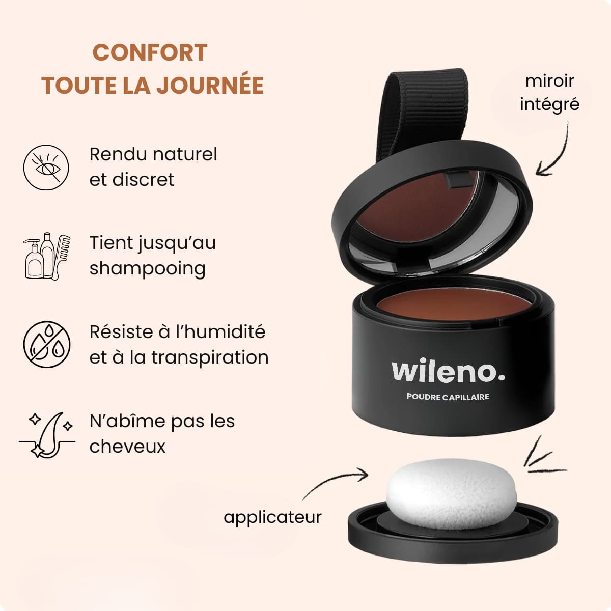 Poudre capillaire densifiante - Wileno