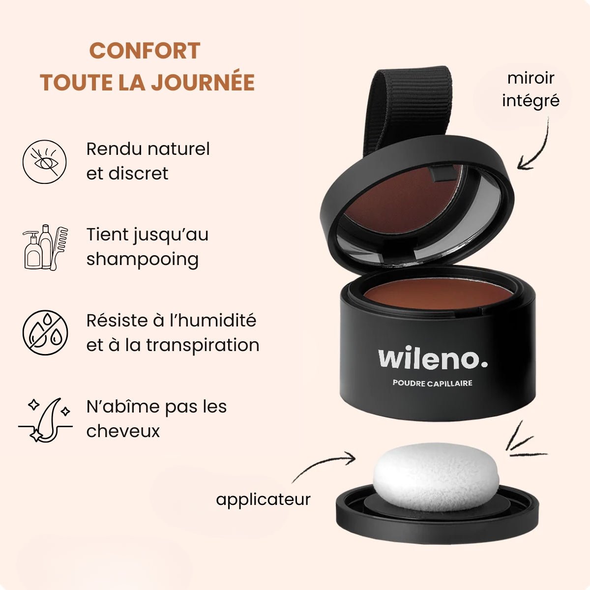 Poudre capillaire densifiante - Wileno